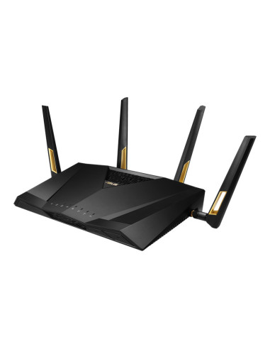 90IG0820-MO3A00,ASUS RT-AX88U Pro AX6000 Dual Band WiFi 6 Router Dual 2.5G Port Quad-Core CPU AiProtection Pro WPA3 AiMesh suppo