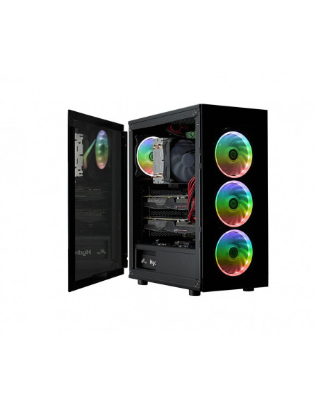 Carcasa FSP CMT340 ARGB Gaming TG ATX, black,CMT340