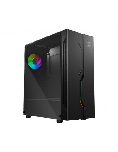MAG VAMPIRIC 010,CARCASA MSI Middle Tower, ATX, "MAG VAMPIRIC 010 Mid", fara sursa, sticla securizata, fan x 1, USB 3.2 gen 2 x 