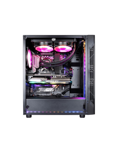 MAG VAMPIRIC 010,CARCASA MSI Middle Tower, ATX, "MAG VAMPIRIC 010 Mid", fara sursa, sticla securizata, fan x 1, USB 3.2 gen 2 x 
