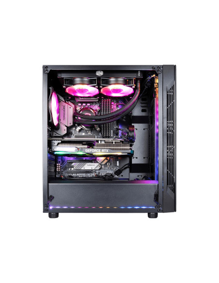 MAG VAMPIRIC 010,CARCASA MSI Middle Tower, ATX, "MAG VAMPIRIC 010 Mid", fara sursa, sticla securizata, fan x 1, USB 3.2 gen 2 x 