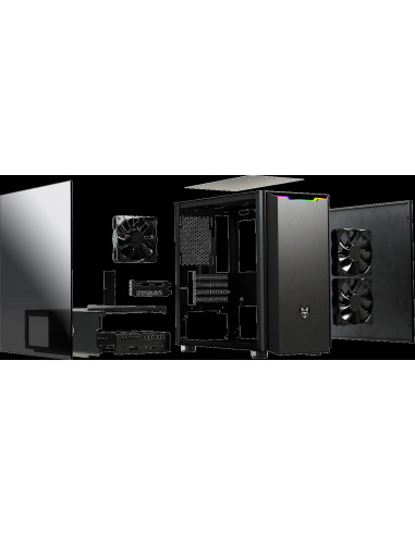 Carcasa FSP CST 311, Mini Tower, mATX, fara sursa, black,CST 311
