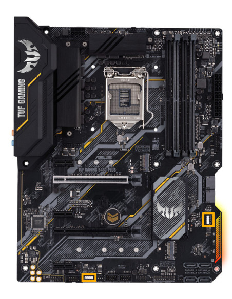 TUF GAMING B460-PLUS,PLACA de BAZA Asus "TUF GAMING B460-PLUS", skt LGA 1200, ATX, Intel B460, 4 x DDR4, max. 128 GB, 6 x SATA, 