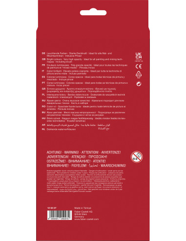 FC125027,Acuarele 21 culori 30mm + pensula 2023 faber-castell