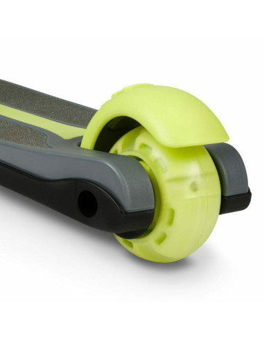 BN-LOE-TIMMY_GREEN_LIME,Lionelo - Trotineta Timy, Copii, Pliabila, Pana la 50 Kg, Cu design ergonomic, Cu lumini LED, 26,5 x 60 