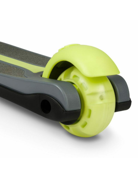 BN-LOE-TIMMY_GREEN_LIME,Lionelo - Trotineta Timy, Copii, Pliabila, Pana la 50 Kg, Cu design ergonomic, Cu lumini LED, 26,5 x 60 