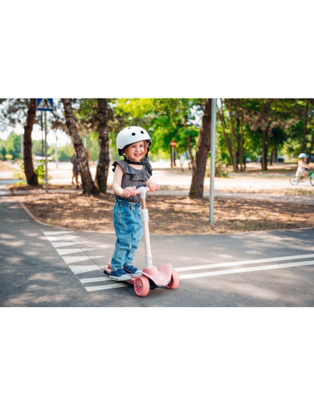 BN-LOE-TIMMY_GREEN_LIME,Lionelo - Trotineta Timy, Copii, Pliabila, Pana la 50 Kg, Cu design ergonomic, Cu lumini LED, 26,5 x 60 