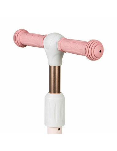 BN-LOE-TIMMY_PINK_ROSE,Lionelo - Trotineta Timy, Copii, Pliabila, Pana la 50 Kg, Cu design ergonomic, Cu lumini LED, 26,5 x 60 x