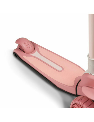 BN-LOE-TIMMY_PINK_ROSE,Lionelo - Trotineta Timy, Copii, Pliabila, Pana la 50 Kg, Cu design ergonomic, Cu lumini LED, 26,5 x 60 x