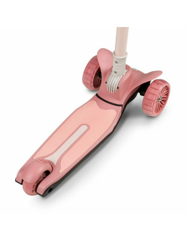BN-LOE-TIMMY_PINK_ROSE,Lionelo - Trotineta Timy, Copii, Pliabila, Pana la 50 Kg, Cu design ergonomic, Cu lumini LED, 26,5 x 60 x