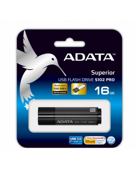 AS102P-16G-RGY,Memorie USB Flash Drive ADATA S102 PRO, 16GB, USB AS102P-16G-RGY,Memorie USB Flash Drive ADATA S102 PRO, 16GB, USB