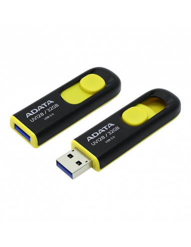 AUV128-32G-RBY,MEMORY DRIVE FLASH USB3.1 32GB/YELLOW AUV128-32G-RBY ADATA
