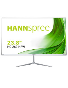 HC240HFW,Monitor Hannspree HC240HFW, 60,5 cm (23.8"), 1920 x 1080 Pixel, Full HD, LED, 8 ms, Argint, Alb