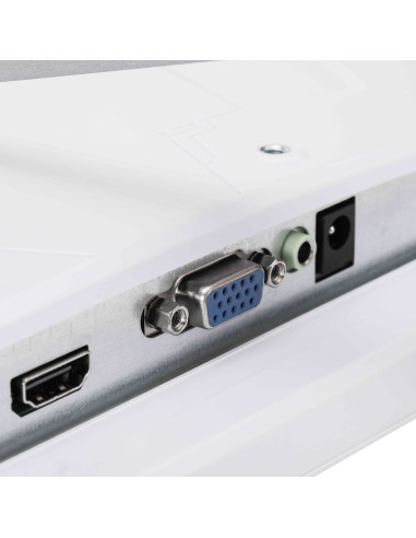 HC240HFW,Monitor Hannspree HC240HFW, 60,5 cm (23.8"), 1920 x 1080 Pixel, Full HD, LED, 8 ms, Argint, Alb