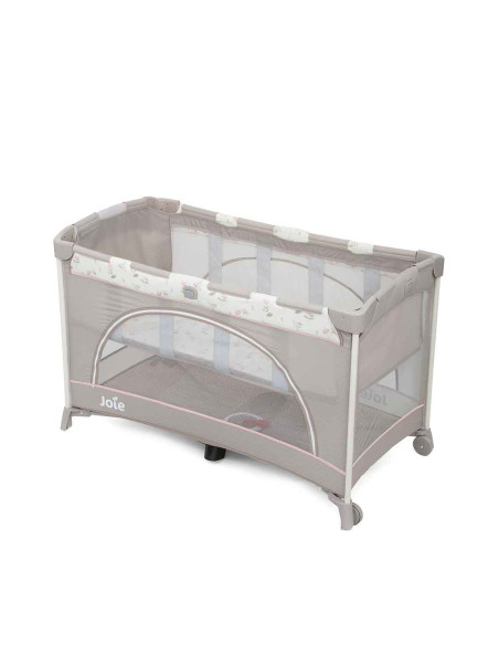BB-P1206BAFLF000,Joie - Patut pliant cu 2 niveluri Allura 120 cm, Flowers Forever