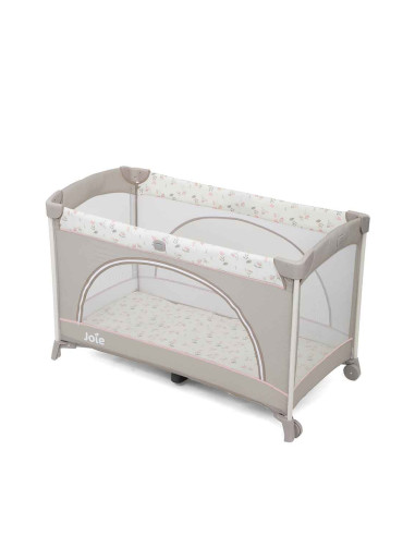 BB-P1206BAFLF000,Joie - Patut pliant cu 2 niveluri Allura 120 cm, Flowers Forever