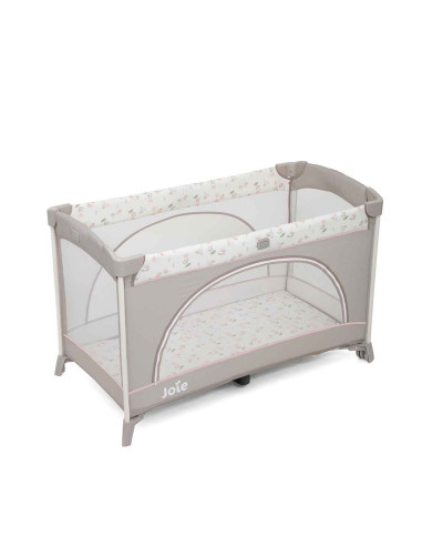 BB-P1206BAFLF000,Joie - Patut pliant cu 2 niveluri Allura 120 cm, Flowers Forever