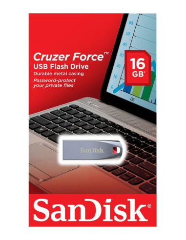 Memorie USB Flash Drive SanDisk Cruzer Force, 16GB