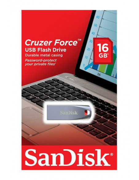 Memorie USB Flash Drive SanDisk Cruzer Force, 16GB