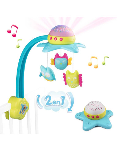 S7600110116,Carusel muzical Smoby Cotoons Star 2 in 1