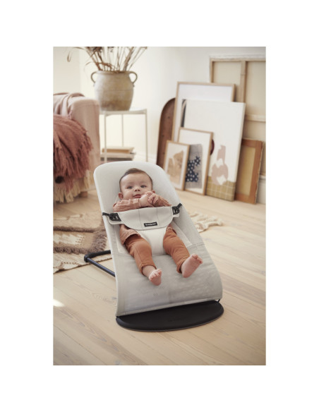 BS-005029A,BabyBjorn - Balansoar Balance Silver White Mesh