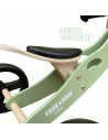 BN-39623,Bicicleta/tricicleta fara pedale din lemn, 2 in 1, Functie de bicicleta echilibru, Scaun reglabil, Roti ajustabile, Man