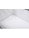 BN-48198,Set 2 cearceafuri cu elastic pentru patut leagan sau patut co-sleeper, Bubaba, Dimensiune 90x50 cm, Din bumbac jersey,