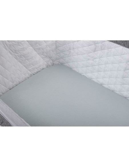 BN-48198,Set 2 cearceafuri cu elastic pentru patut leagan sau patut co-sleeper, Bubaba, Dimensiune 90x50 cm, Din bumbac jersey, 