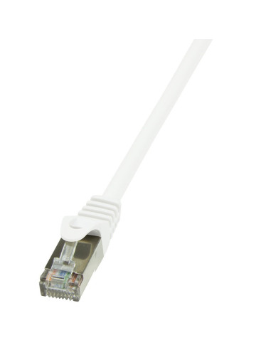 RY-CP2021S,PATCH CORD FTP LOGILINK Cat6, cupru-aluminiu, 0.5 m, alb, AWG26, ecranat "CP2021S" (timbru verde 0.08 lei)