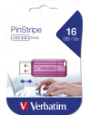 49067,USB DRIVE 2.0 PINSTRIPE 16GB STORE N GO HOT PINK "49067" (timbru verde 0.03 lei)