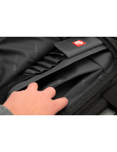 49855,SLIM NOTEBOOK CASE "LONDON" 17" BLACK RFID SECURE POCKET "49855"