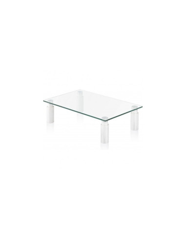 ICA-MS461E,Suport de sticla multifunctional de birou, pentru monitor, reglabil, TECHLY, alb, ICA-MS 461E "ICA-MS461E"