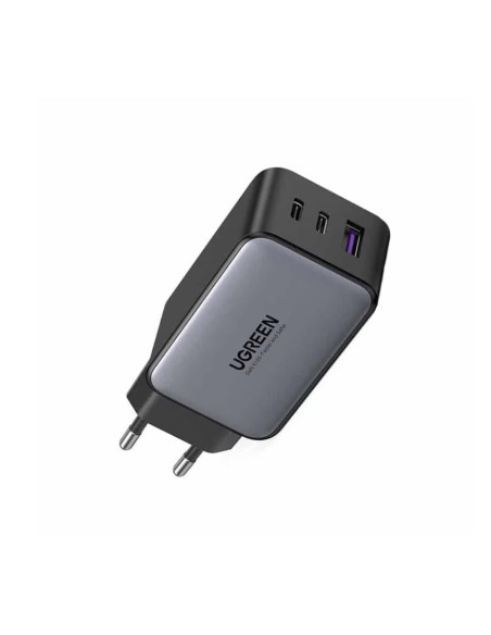 15334,INCARCATOR retea Ugreen, "CD244" Quick Charge 65W GaN, 2 x USB Type-C, 1 x USB, gri "15334" - 6941876213344