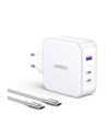 15339,INCARCATOR retea Ugreen, Nexode "CD289" Quick Charge 140W GaN, 1 x USB, 2 x USB Tpe-C, alb "15339" - 6941876213399