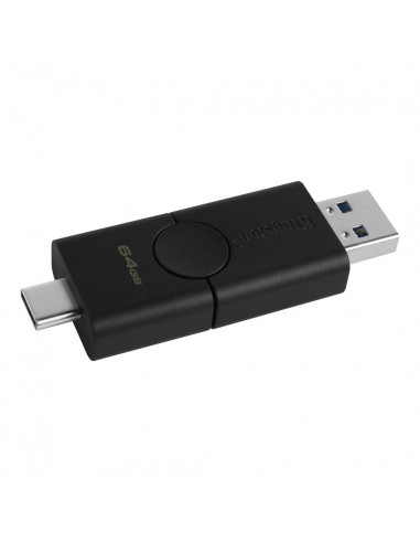 MEMORY DRIVE FLASH USB3.2 64GB/DUO DTDE/64GB KINGSTON,DTDE/64GB