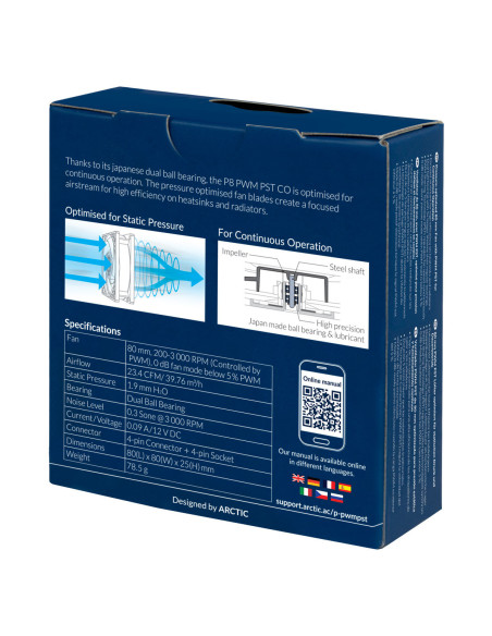ACFAN00151A,Ventilator ARCTIC P8 PWM PST CO, 80 mm, 3000 rpm "ACFAN00151A" ACFAN00151A,Ventilator ARCTIC P8 PWM PST CO, 80 mm, 3000 rpm "ACFAN00151A"