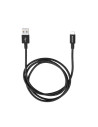 48863,CABLU alimentare si date VERBATIM, pt. smartphone, USB 2.0 (T) la Micro-USB 2.0 (T), 1m, premium, cablu metalic, negru, "4