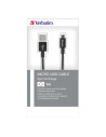 48863,CABLU alimentare si date VERBATIM, pt. smartphone, USB 2.0 (T) la Micro-USB 2.0 (T), 1m, premium, cablu metalic, negru, "4