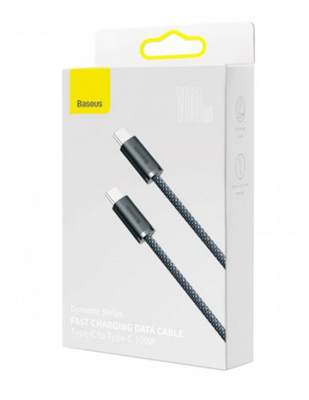 CALD000216,CABLU alimentare si date Baseus Dynamic Series, Fast Charging Data Cable pt. smartphone, USB Type-C la USB Type-C 100
