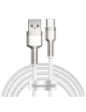 CAKF000202,CABLU alimentare si date Baseus Cafule Metal, Fast Charging Data Cable pt. smartphone, USB la USB Type-C 66W, 2m, alb