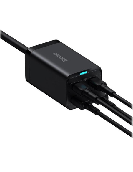 CCGP000101,INCARCATOR retea Baseus GaN3 Pro, Quick Charge 100W, 2 x USB, 2 x USB Type-C, negru "CCGP000101" - 6953156209053