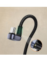 70313,CABLU alimentare si date Ugreen, "US311", Fast Charging Data Cable pt. smartphone, USB la USB Type-C, unghi 180 grade, bra