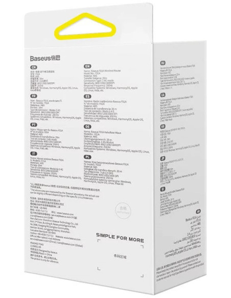 B01055502833-00,MOUSE Baseus, wireless 2.4GHz, optic,3/1 butoane/scroll, 800/1200/1600DPI, raza 10-20m, gri "B01055502833-00"