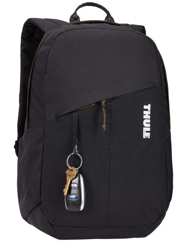 3204304,RUCSAC THULE NOTUS 20L, pt. notebook de max. 14 inch, 1 compartiment, buzunar lateral x 2, waterproof, poliester, negru,
