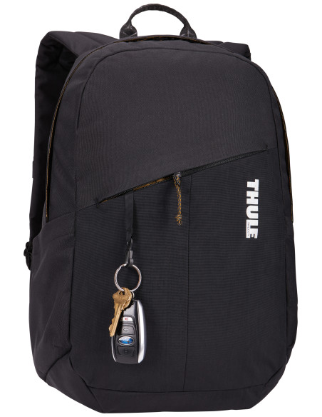 3204304,RUCSAC THULE NOTUS 20L, pt. notebook de max. 14 inch, 1 compartiment, buzunar lateral x 2, waterproof, poliester, negru,