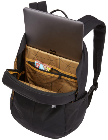 3204304,RUCSAC THULE NOTUS 20L, pt. notebook de max. 14 inch, 1 compartiment, buzunar lateral x 2, waterproof, poliester, negru,