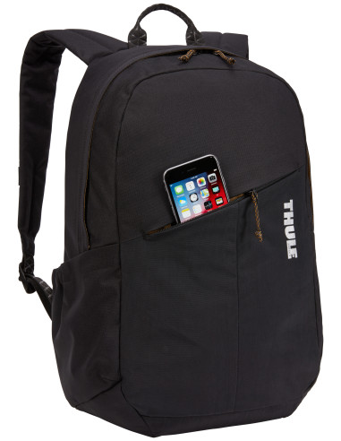 3204304,RUCSAC THULE NOTUS 20L, pt. notebook de max. 14 inch, 1 compartiment, buzunar lateral x 2, waterproof, poliester, negru,