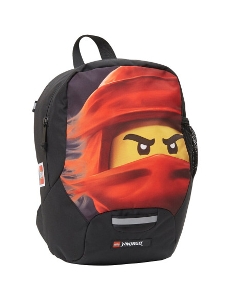 Rucsac gradinita LEGO V-Line - design rosu NinjaGo
