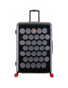 Troller 28 inch, material ABS, LEGO Brick Dots - negru cu