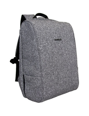 Rucsac BESTLIFE Travel Safe - gri/negru - laptop 16 inch
